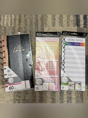 The Happy Planner Habit Tracker Pad - Pink Yellow Gradient